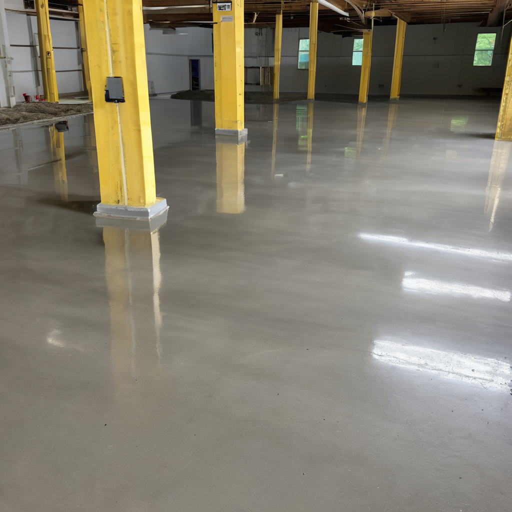 A specialist applying concrete sealant during a restoration project, the kind of hands-on work this site evaluates rather than performs