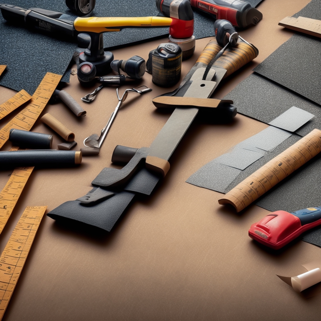 Premium roofing materials and professional construction equipment quality selection